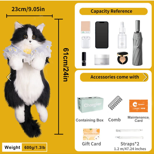 Cat Backpack – Cozy Companion for Travel & School