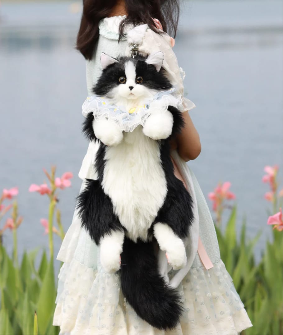 Cat Backpack – Cozy Companion for Travel & School