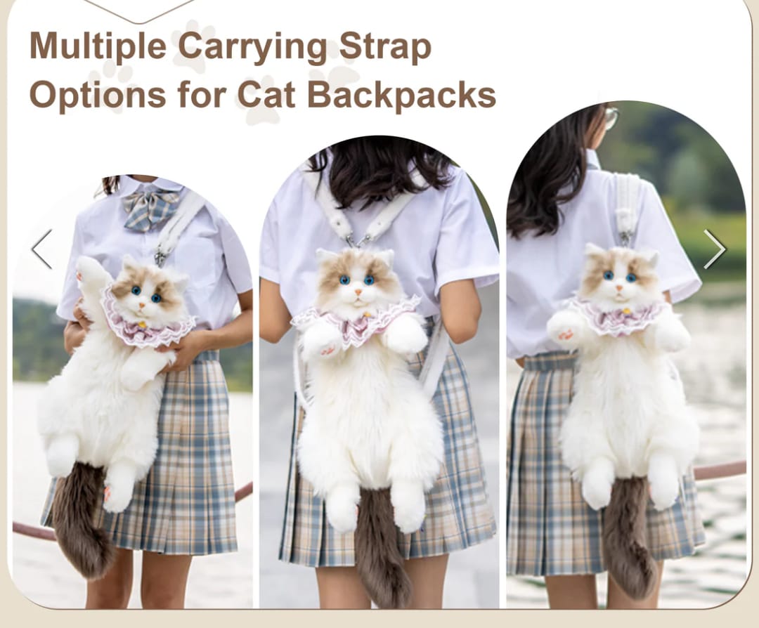 Cute Bag for Cat Fans Daily Companion