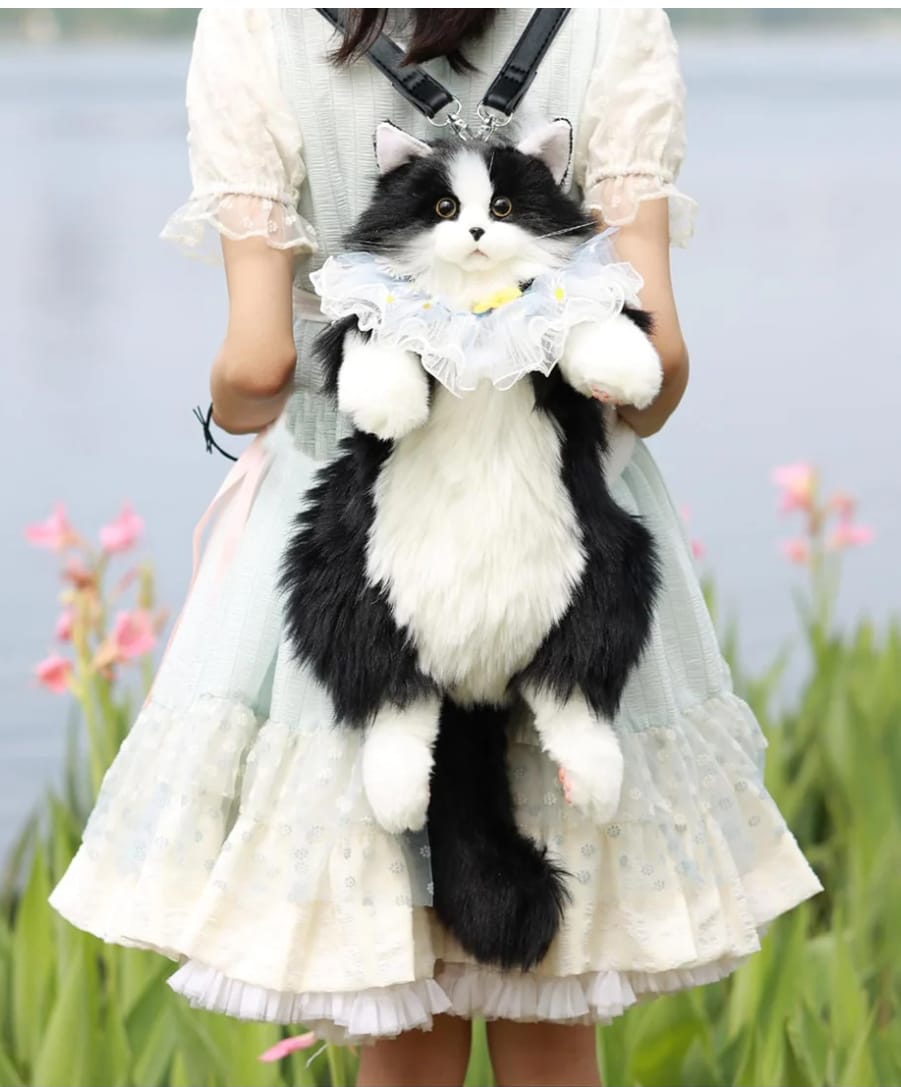 Cat Backpack – Cozy Companion for Travel & School